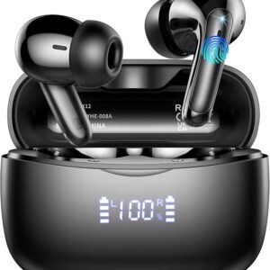 AI Translation Earbuds Real Time with Audio and Video Calls, 164 Language/7 Translation Modes Translator Earbuds Bluetooth 5.4 with APP, 48H AI Ear Buds Translator Device for Business/Learning/Travel