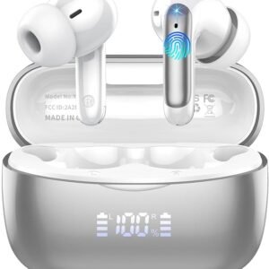 AI Translation Earbuds Real Time with Audio and Video Calls, 164 Language/7 Translation Modes Translator Earbuds Bluetooth 5.4 with APP, 48H AI Ear Buds Translator Device for Business/Learning/Travel