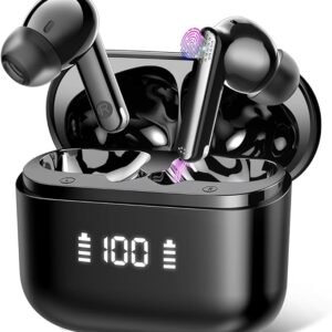 Ai Translation Earbuds Real Time with Audio and Video Calls, 3-in-1 Buletooth 5.4 Translator Earbuds with 6 Translation Modes/164 Languages/No Subscription Required, 48H Headphones Translator