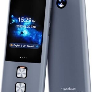 Language Translator Device, 159 Languages, 2025 AI Pocket Offline Instant Voice Translator, English to Spanish Translator Device, Communication Translation Device for Business Travel Study