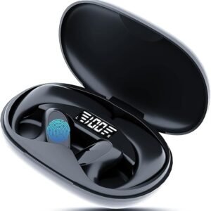 Language Translation Earbuds Real Time 2025, Two Way Instant AI Translator of 150 Language,Audifonos Traductores Inglés Español Wireless Headphones,Translator Device with Charging Case-Light Black