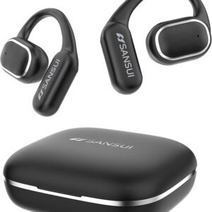 SANSUI AI Translation Earbuds Real Time,6-in-1 Bluetooth 6.0 Language Translator Earbuds,Audifonos Traductores Inglés Español,Translate Ear Buds with 42H Playtime for Travel,Business and Learning