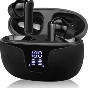 Language Translator Earbuds Offer Two Way Real-time Translation in 150 Languages, HD Clear Calls, with Bluetooth and APP Provide Online Instant Voice for Travel Business Learning