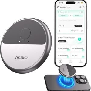 Language Translator Device T10 with Voice Cloning, GPT-Powered Real-Time Translation, 140+ Languages, Meeting Minutes and Photo Translation, Ultra-Fast Accuracy for Business/Travel/Daily Use