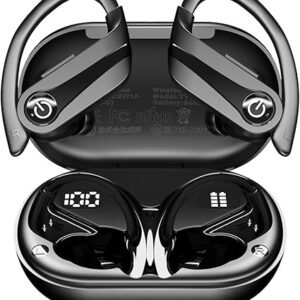 AI Translation Earbuds Real Time, 3-in-1 Translator Earbuds, 80H Playtime Translating Device, 144 Language Translator Earbud for iPhone and Android, for Travel/Business/Meeting/Learning