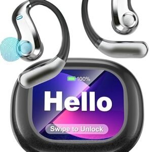 AI Translation Earbuds Real Time, 169 Languages & 8 Offline Modes, 60H Playtime Language Translator Earbuds, Audifonos Traductores Inglés Español for Travel Business Learning(Black)